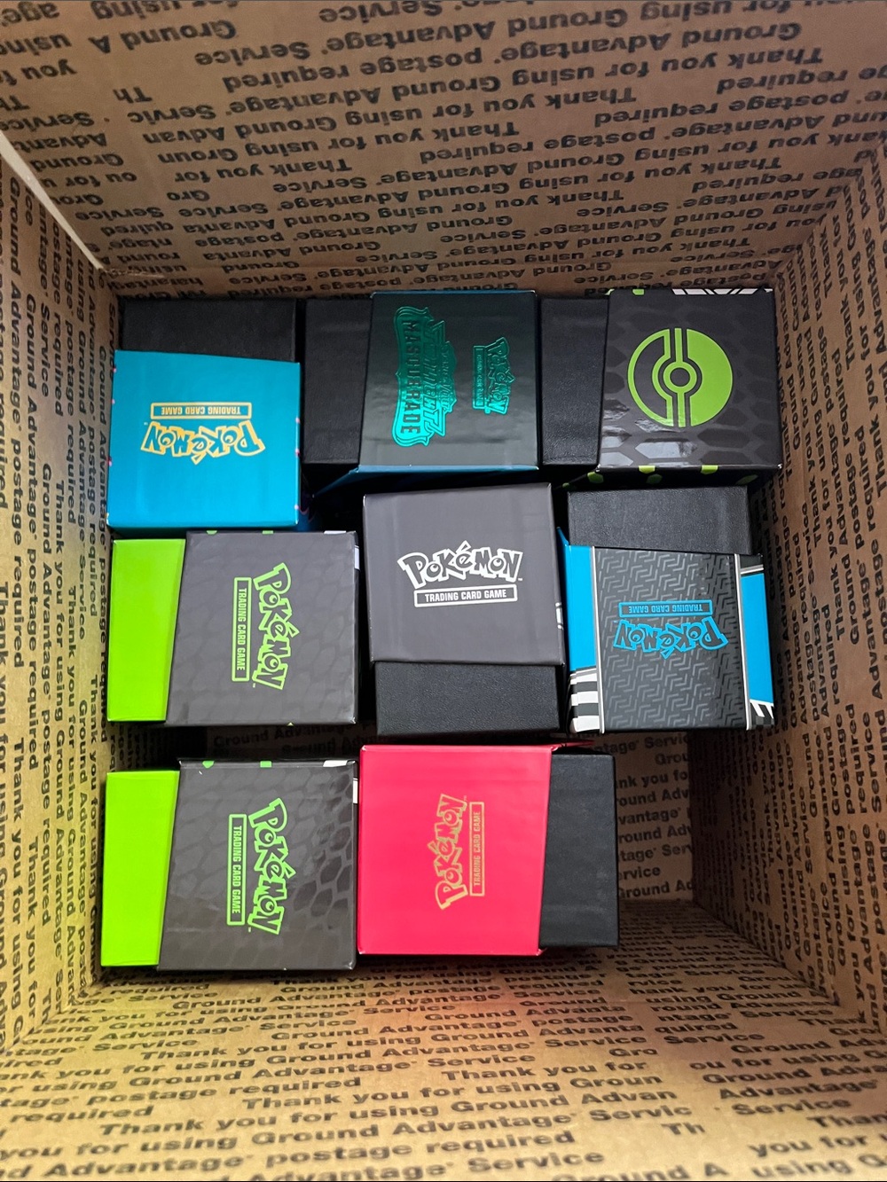 Lot of empty ETB’s